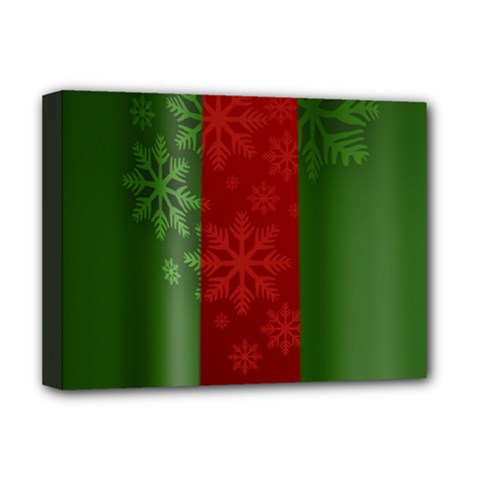 Background Christmas Deluxe Canvas 16  X 12   by Nexatart