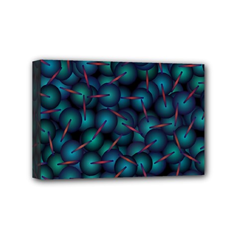 Background Abstract Textile Design Mini Canvas 6  X 4 