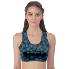 Background Abstract Textile Design Sports Bra by Nexatart