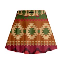 Background Plot Fashion Mini Flare Skirt by Nexatart