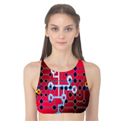 Board Circuits Trace Control Center Tank Bikini Top by Nexatart