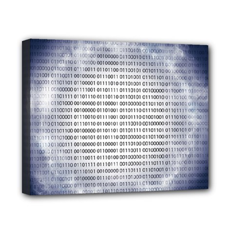 Binary Computer Technology Code Canvas 10  X 8  by Nexatart