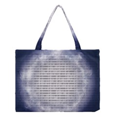 Binary Computer Technology Code Medium Tote Bag by Nexatart