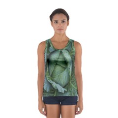 Bright Cabbage Color Dew Flora Women s Sport Tank Top 