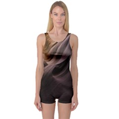 Canyon Desert Landscape Pattern One Piece Boyleg Swimsuit by Nexatart