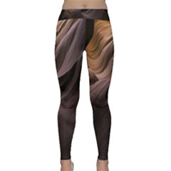 Canyon Desert Landscape Pattern Classic Yoga Leggings by Nexatart