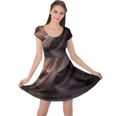 Canyon Desert Landscape Pattern Cap Sleeve Dresses by Nexatart