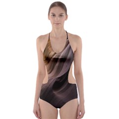 Canyon Desert Landscape Pattern Cut-out One Piece Swimsuit by Nexatart