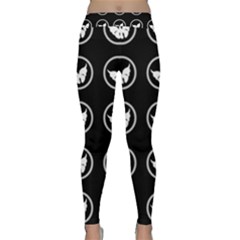 Butterfly Wallpaper Background Classic Yoga Leggings by Nexatart