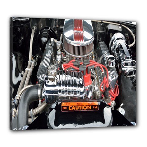 Car Engine Canvas 24  X 20 