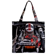 Car Engine Zipper Grocery Tote Bag