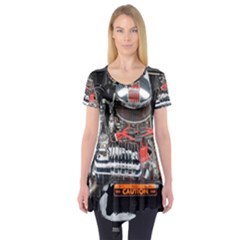 Car Engine Short Sleeve Tunic 