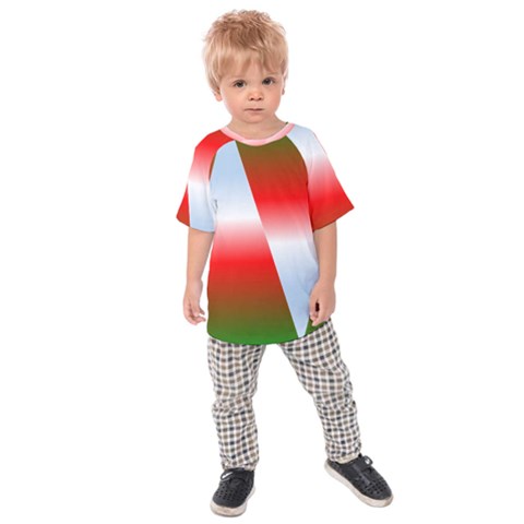 Christmas Pattern Kids  Raglan Tee by Nexatart