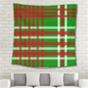 Christmas Colors Red Green White Square Tapestry (Large) View2