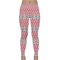 Christmas Pattern Vintage Classic Yoga Leggings by Nexatart