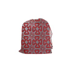 Christmas Wrap Pattern Drawstring Pouches (small)  by Nexatart