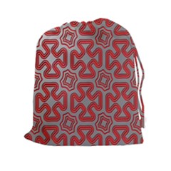 Christmas Wrap Pattern Drawstring Pouches (xxl) by Nexatart