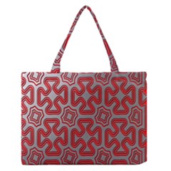 Christmas Wrap Pattern Medium Zipper Tote Bag by Nexatart