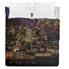 City Glass Architecture Windows Duvet Cover Double Side (queen Size) by Nexatart