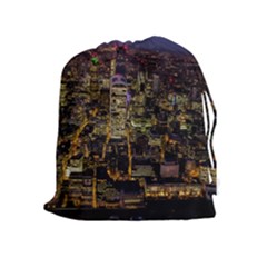 City Glass Architecture Windows Drawstring Pouches (extra Large) by Nexatart