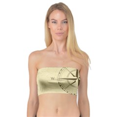 Compass Vintage South West East Bandeau Top by Nexatart