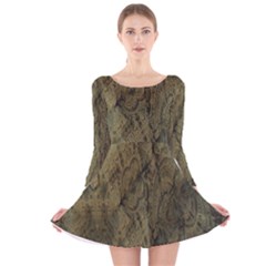 Complexity Long Sleeve Velvet Skater Dress by Nexatart