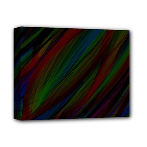 Dark Background Pattern Deluxe Canvas 14  X 11  by Nexatart