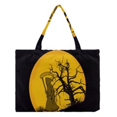 Death Haloween Background Card Medium Tote Bag by Nexatart