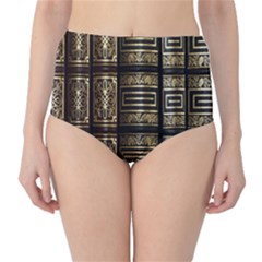 Detail Golden Gold Ornaments High-waist Bikini Bottoms by Nexatart