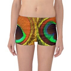 Peacock Feather Eye Boyleg Bikini Bottoms