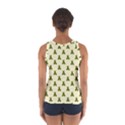 Leaf Pattern Green Wallpaper Tea Women s Sport Tank Top  View2