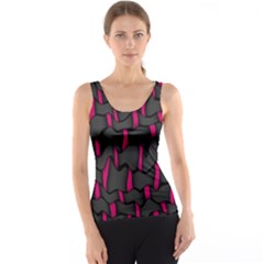 Weave And Knit Pattern Seamless Background Tank Top by Nexatart