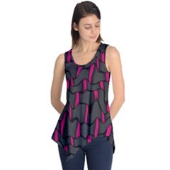 Weave And Knit Pattern Seamless Background Sleeveless Tunic by Nexatart