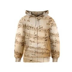 Music Notes Background Kids  Zipper Hoodie