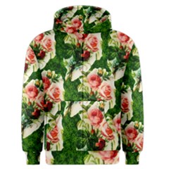 Floral Collage Men s Zipper Hoodie by Nexatart