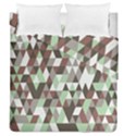 Pattern Triangles Random Seamless Duvet Cover Double Side (Queen Size) View1