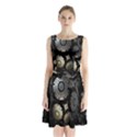 Fractal Sphere Steel 3d Structures Sleeveless Chiffon Waist Tie Dress View1