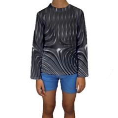 Fractal Mathematics Abstract Kids  Long Sleeve Swimwear by Nexatart