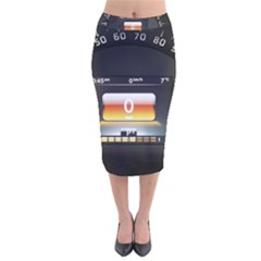 Interior Car Vehicle Auto Velvet Midi Pencil Skirt by Nexatart