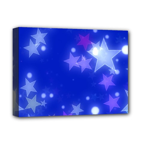 Star Bokeh Background Scrapbook Deluxe Canvas 16  X 12   by Nexatart