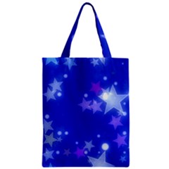 Star Bokeh Background Scrapbook Zipper Classic Tote Bag by Nexatart