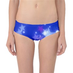 Star Bokeh Background Scrapbook Classic Bikini Bottoms by Nexatart