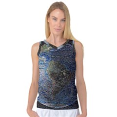 World Mosaic Women s Basketball Tank Top by Nexatart