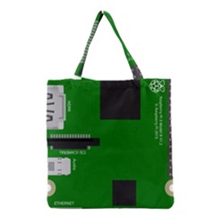 Raspberry Pi 3 Vector Grocery Tote Bag by Nexatart