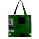 Raspberry Pi 3 Vector Zipper Grocery Tote Bag View2