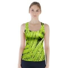 Fern Nature Green Plant Racer Back Sports Top by Nexatart