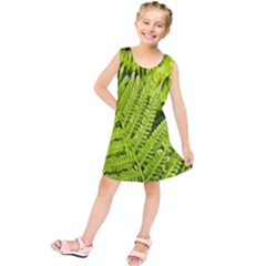 Fern Nature Green Plant Kids  Tunic Dress by Nexatart