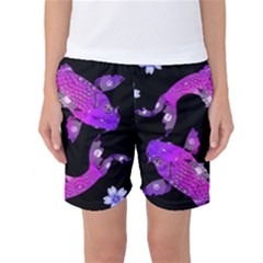 Koi Carp Fish Water Japanese Pond Women s Basketball Shorts by Nexatart