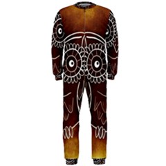 Owl Abstract Funny Pattern Onepiece Jumpsuit (men)  by Nexatart