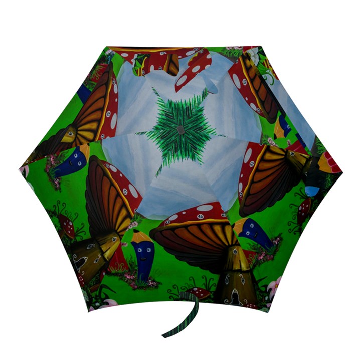 Kindergarten Painting Wall Colorful Mini Folding Umbrellas